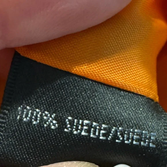 Lafayette 148 New York Orange Leather Jacket - Picture 10 of 14